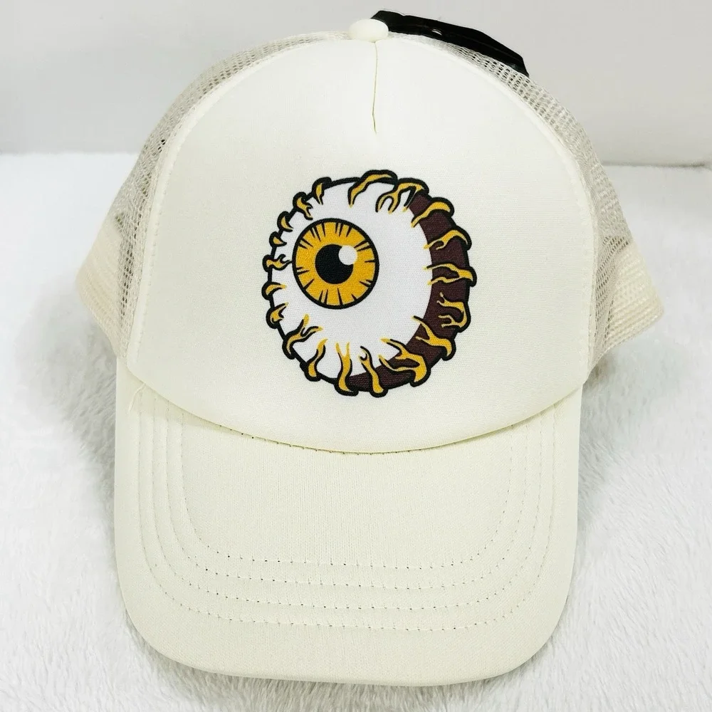 Mishka Eyeball Yellow Trucker Foam Hat‎ Cap Adjustable Snapback Off White Casual
